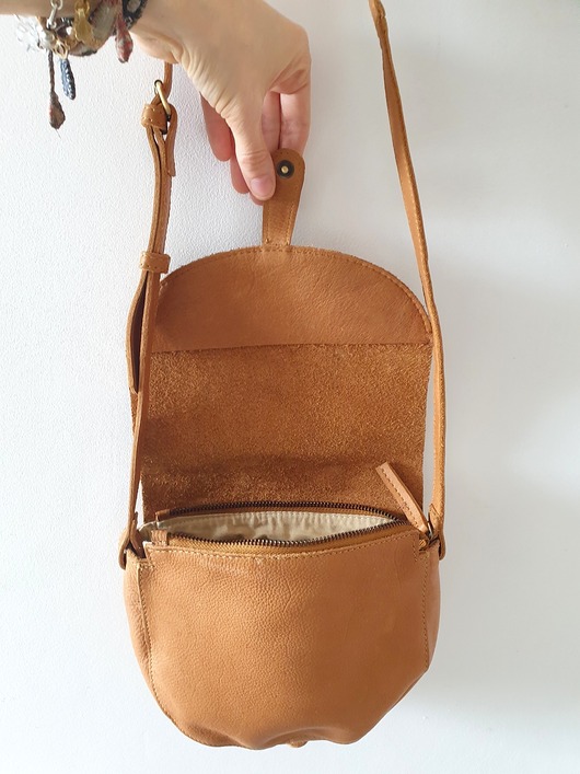 torby na ramię Torebka ze skóry na ramię, CASCO, camel