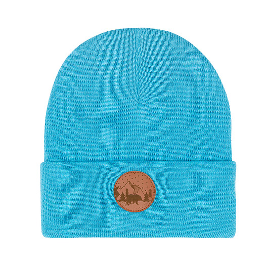 Czapka Beanie Bawełna Niebieska 604D KABAK