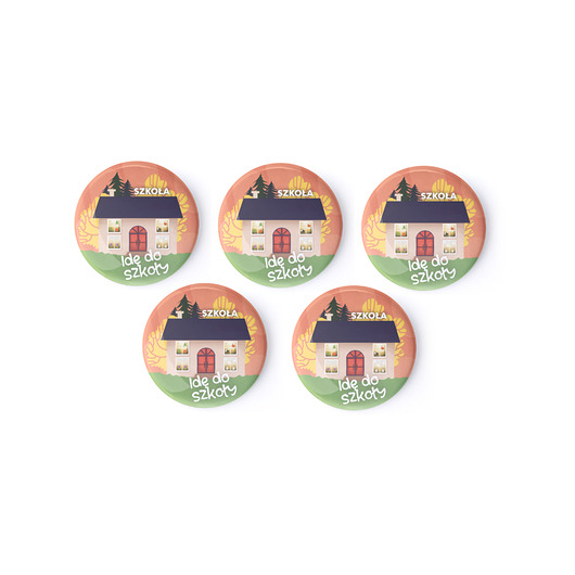 gry edukacyjne dla dzieci Magnesy do TygodnioPlanu- 5x idę do szkoły