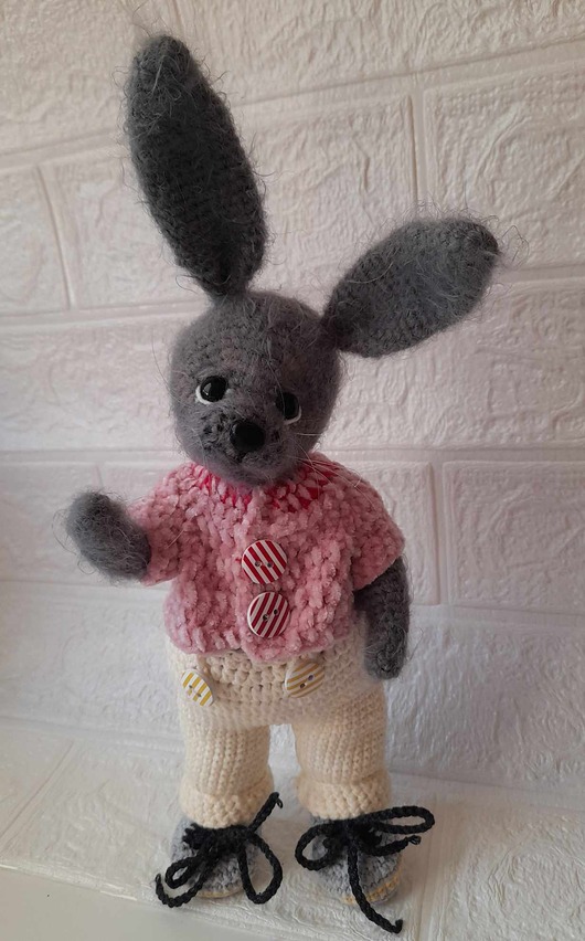 misie i maskotki Zajączek Bogdan