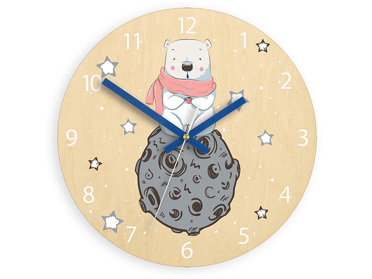 Zegar dziecięcy Misio 30cm ModernClock
