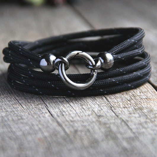 biżuteria męska LUX. męska bransoletka :: hello sailor :: black