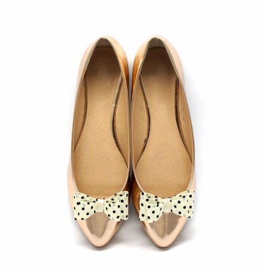 Pretty Dots White - klipsy do butów Coquet