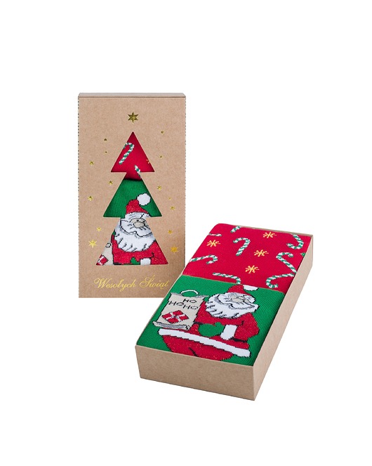 Zestaw Świątecznych Skarpetek Damskich 1 Popsox