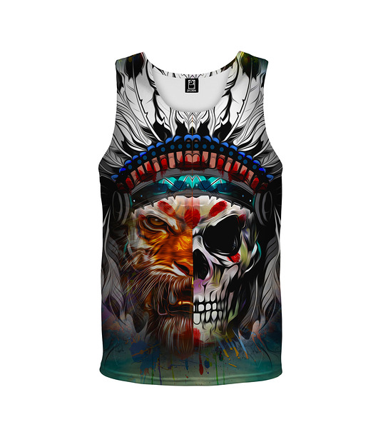 t-shirty dla dziewczynki Bokserka Top Girl DR.CROW Indian Tiger