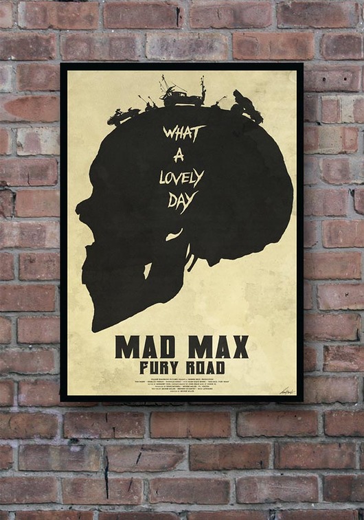 Mad Max - plakat A4 minimalmill
