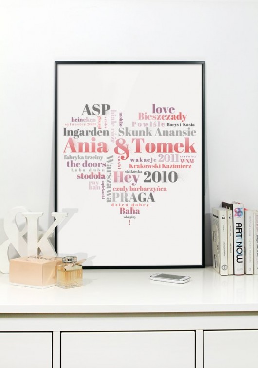 Spersonalizowana grafika LOVE PRINTLOVE