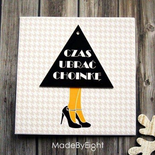 Czas ubrać choinkę - yellow eight