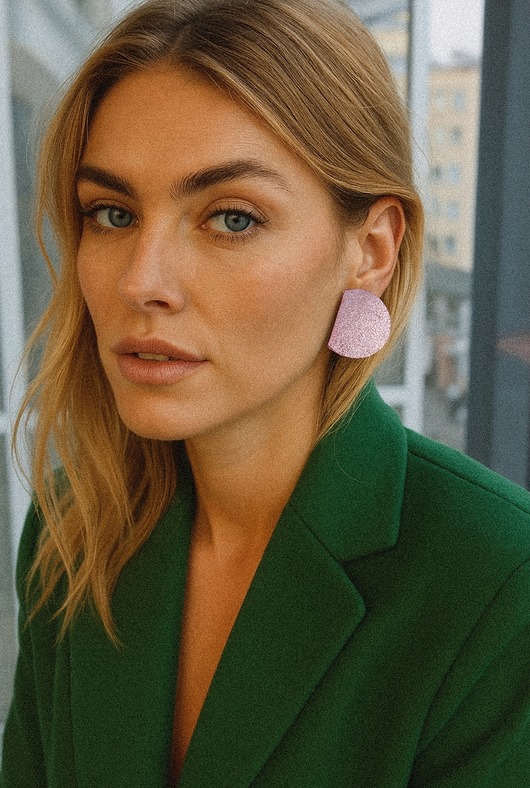 kolczyki - inne 80s . brokat