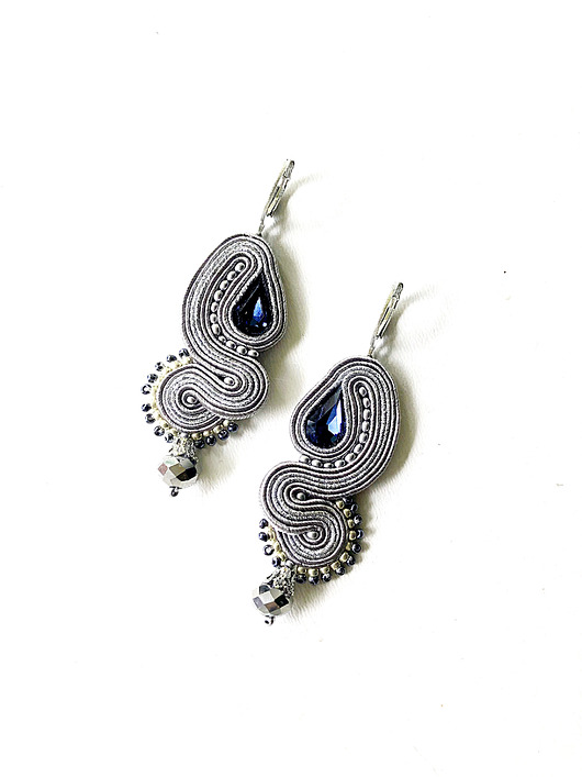 kolczyki soutache Sutaszowe kolczyki BAYAMO