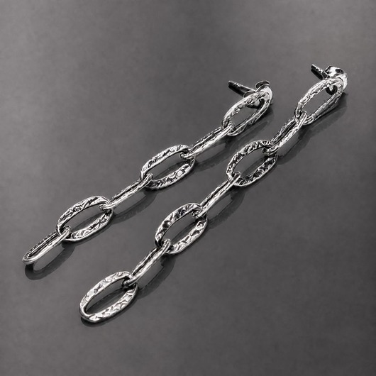 kolczyki srebrne Kolczyki srebrne Chain vol. 7