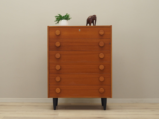 komody i szafki Komoda tekowa, duński design, lata 60, produkcja: Dania