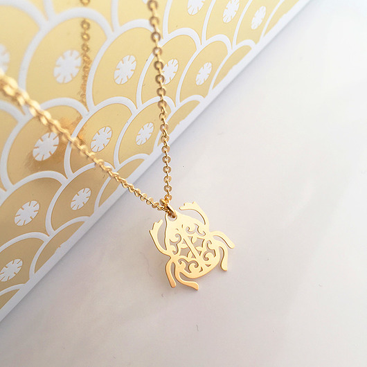 naszyjnik skarabeusz,  scarab necklace Anemon Atelier