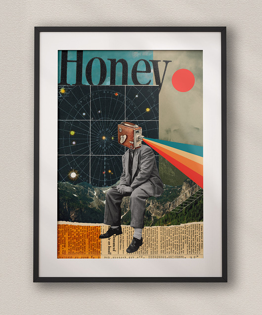 plakaty Plakat Wspomnienia - Kolaż Fine Art