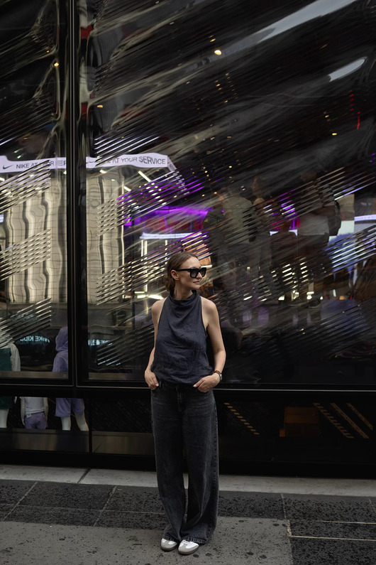 topy damskie Meg Linen Top - lniany top