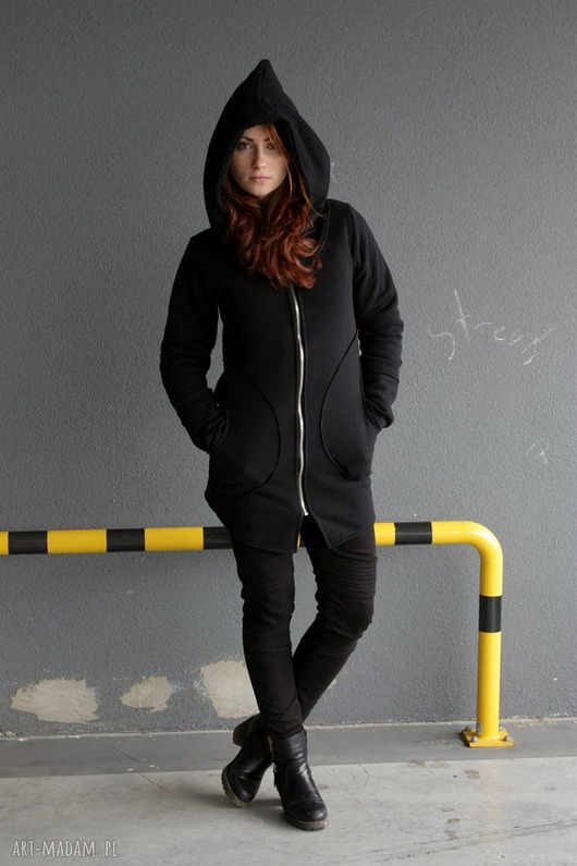 bluza z kapturem damska Bluza damska,długa bluza z kapturem