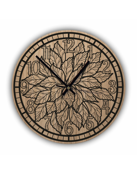 zegary Drewniany zegar ścienny Z5 30 cm