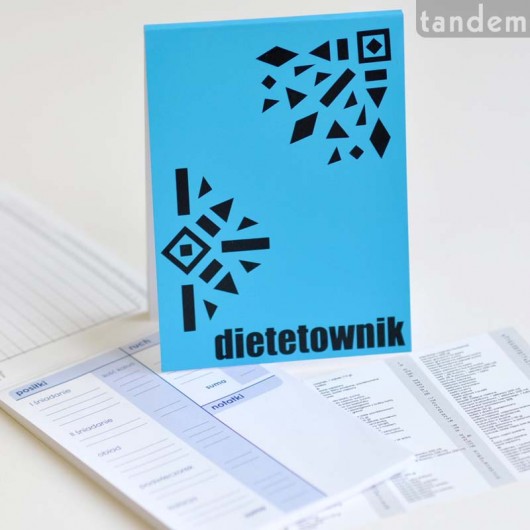 dietetownik - niebieski z ornamentem tandem