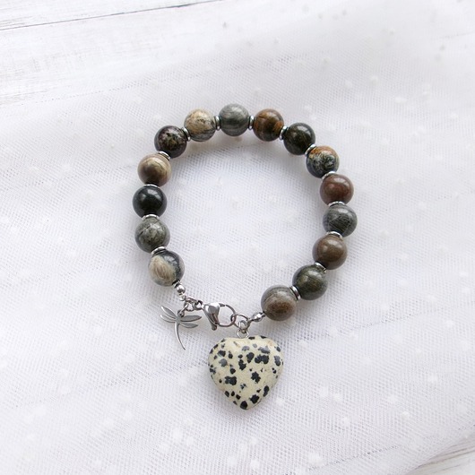 bransoletki z kamieni naturalnych Bnransoletka jaspis