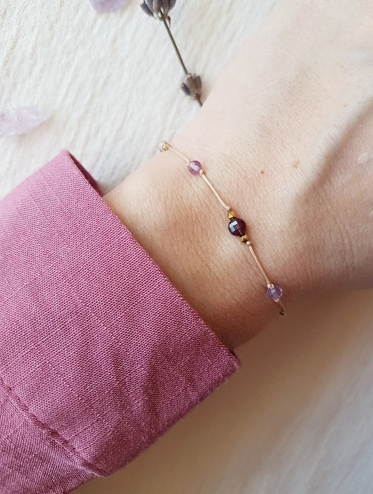 bransoletki z kamieni naturalnych Bransoletka Znaki Zodiaku - Baran