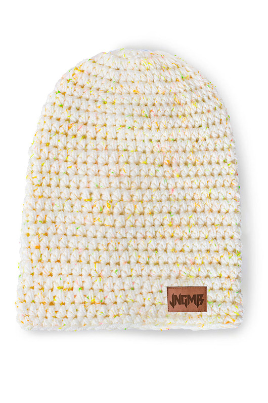 czapki damskie Czapka HANDMADE'84 WHITE NEON