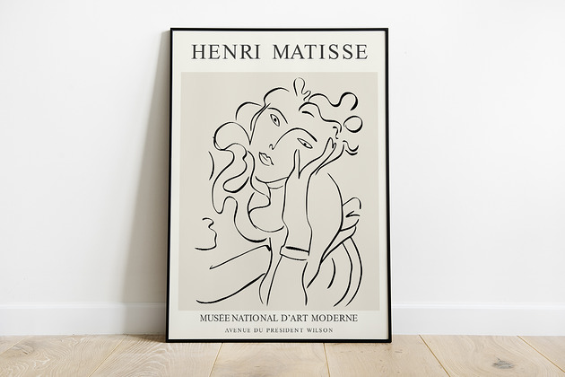 Henri Matisse, inspiracja, plakat wystawowy Pas De LArt