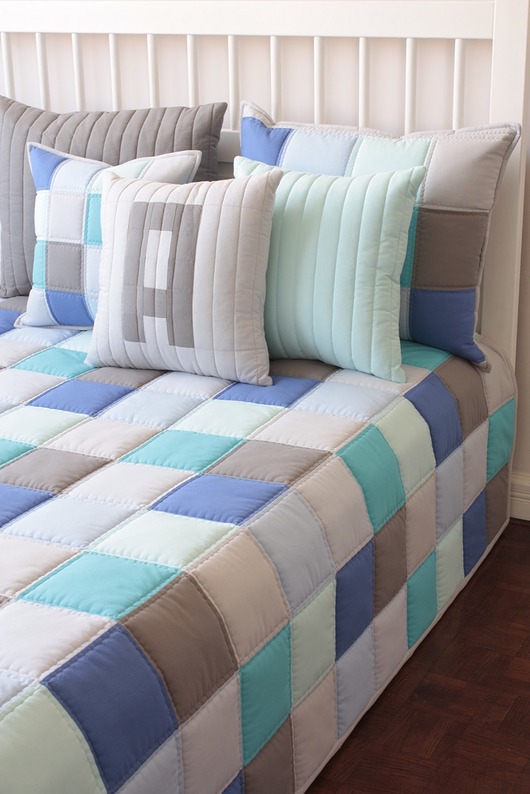 NARZUTA PATCHWORK DWUSTRONNA |RISO| 100X200CM patchwork house