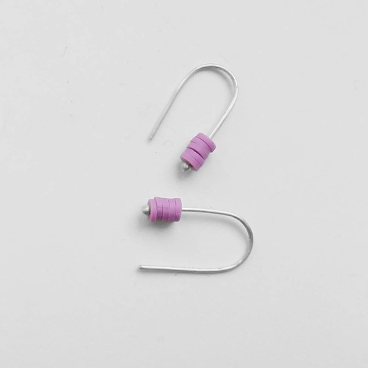 kolczyki z kamieniami Kolczyki OKRĄG