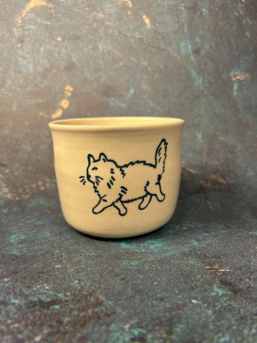 kubki Czarka kotek handmade