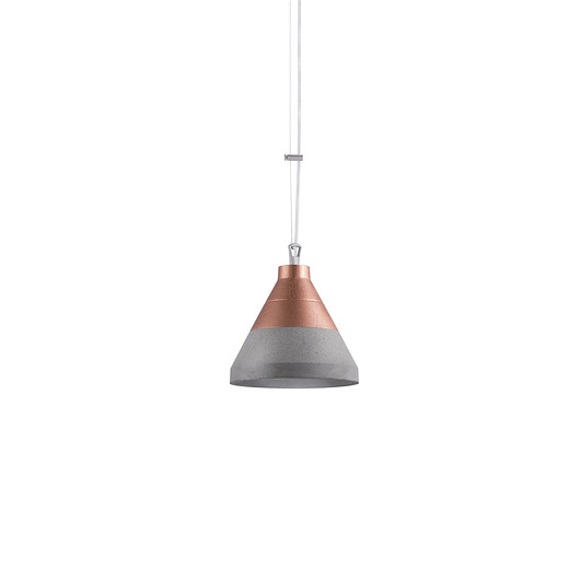 Lampa Craft S , beton/miedz   20cm LoftYou