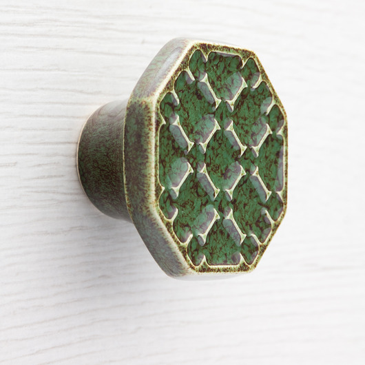 gałki do mebli Gałka do mebli, zielonobrązowa, wz.15