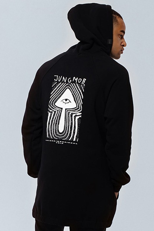 bluzy męskie Bluza Black Shroom Snowboard
