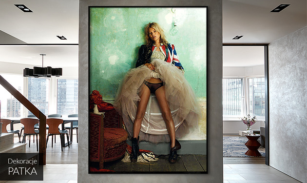 Plakat Kate Moss - DEKORACJE WNĘTRZ Dekoracje PATKA Patrycja Kita