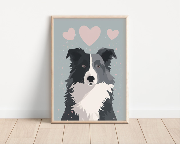 plakaty Plakat border collie
