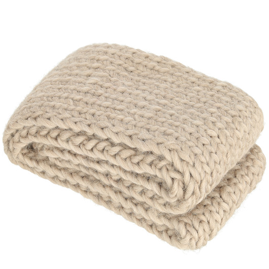 szale damskie Peruvian scarf beige