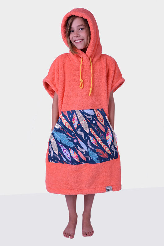 bielizna i piżamy dla dziewczynki Surf Poncho HugMe made by 7084