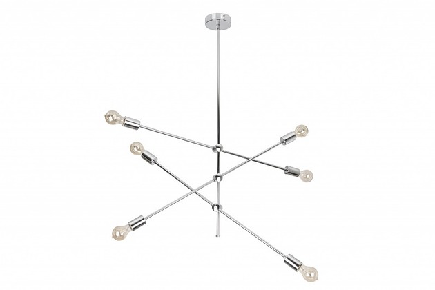 lampy wiszące Lampa wisząca Variation srebrna 98cm