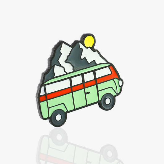przypinki Pins "Camper"