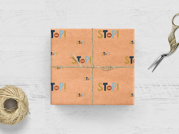 akcesoria różne papier do pakowania -  STOP P -109k
