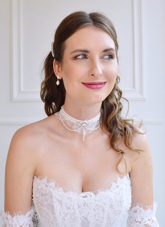 Biżuteria ślubna Choker Valentina