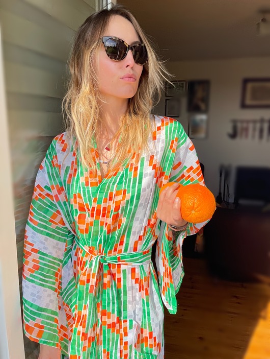 bluzki z długim rękawem damskie Długie kimono boho Dolce Vita
