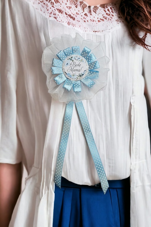 broszki Kotylion Będę Mamą Baby Shower Bociankowe Urodziny 2