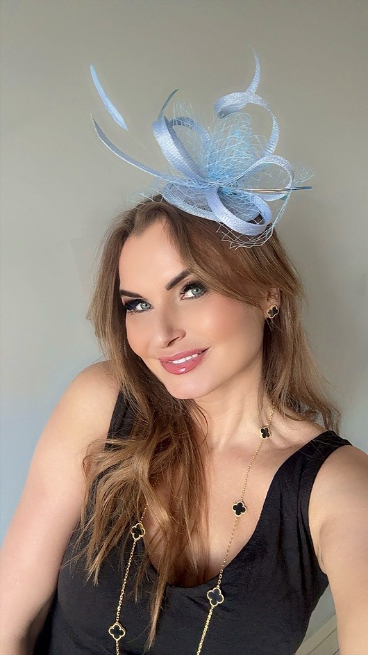 fascynatory Fascynator REBECA pastelowy błękit/  inne kolory