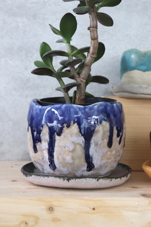 doniczki Mała doniczka ceramiczna