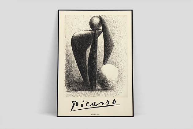 Pablo Picasso  plakat wystawowy Pas De LArt
