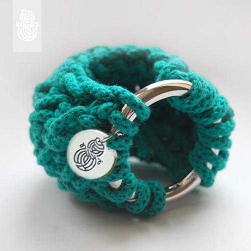 Knitted Bracelet. Morska. Roboty Ręczne