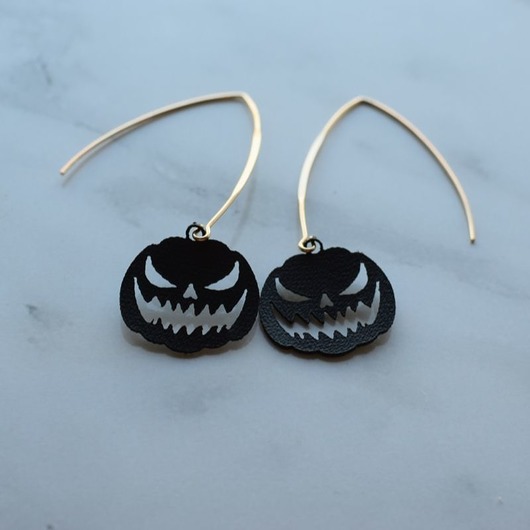 Kolczyki dynie modne kolczyki Halloween iziartwear