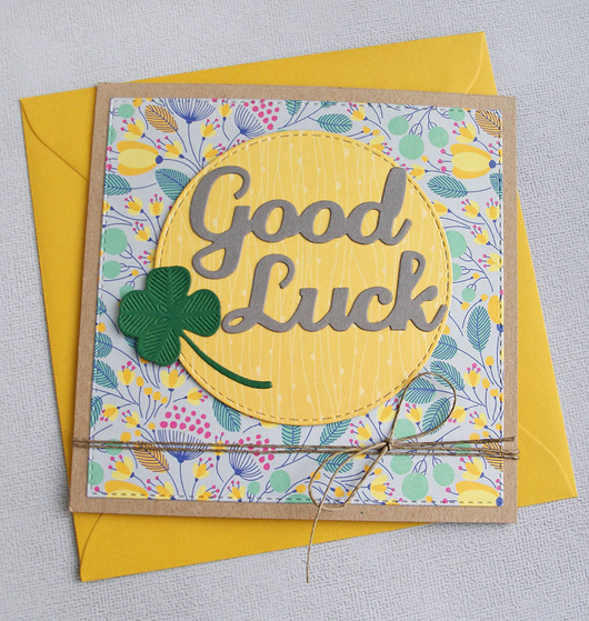 kartki scrapbooking Good luck :: POWODZENIA :: handmade