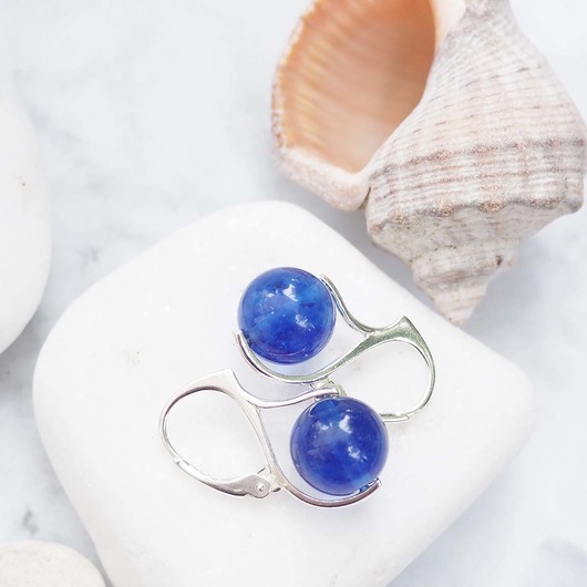 kolczyki srebrne UNIKATOWE kolczyki srebrne z kwarcem