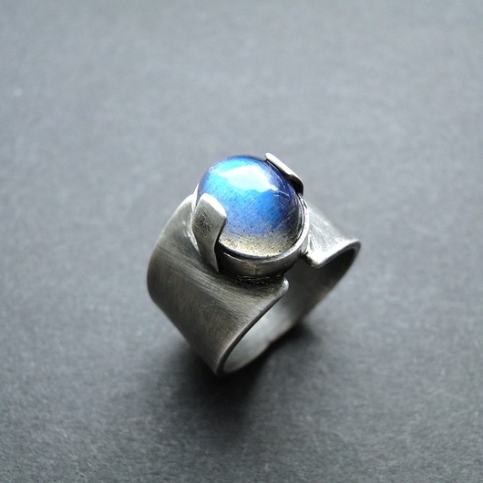 pierścionki srebrne Pierścień Labradoryt